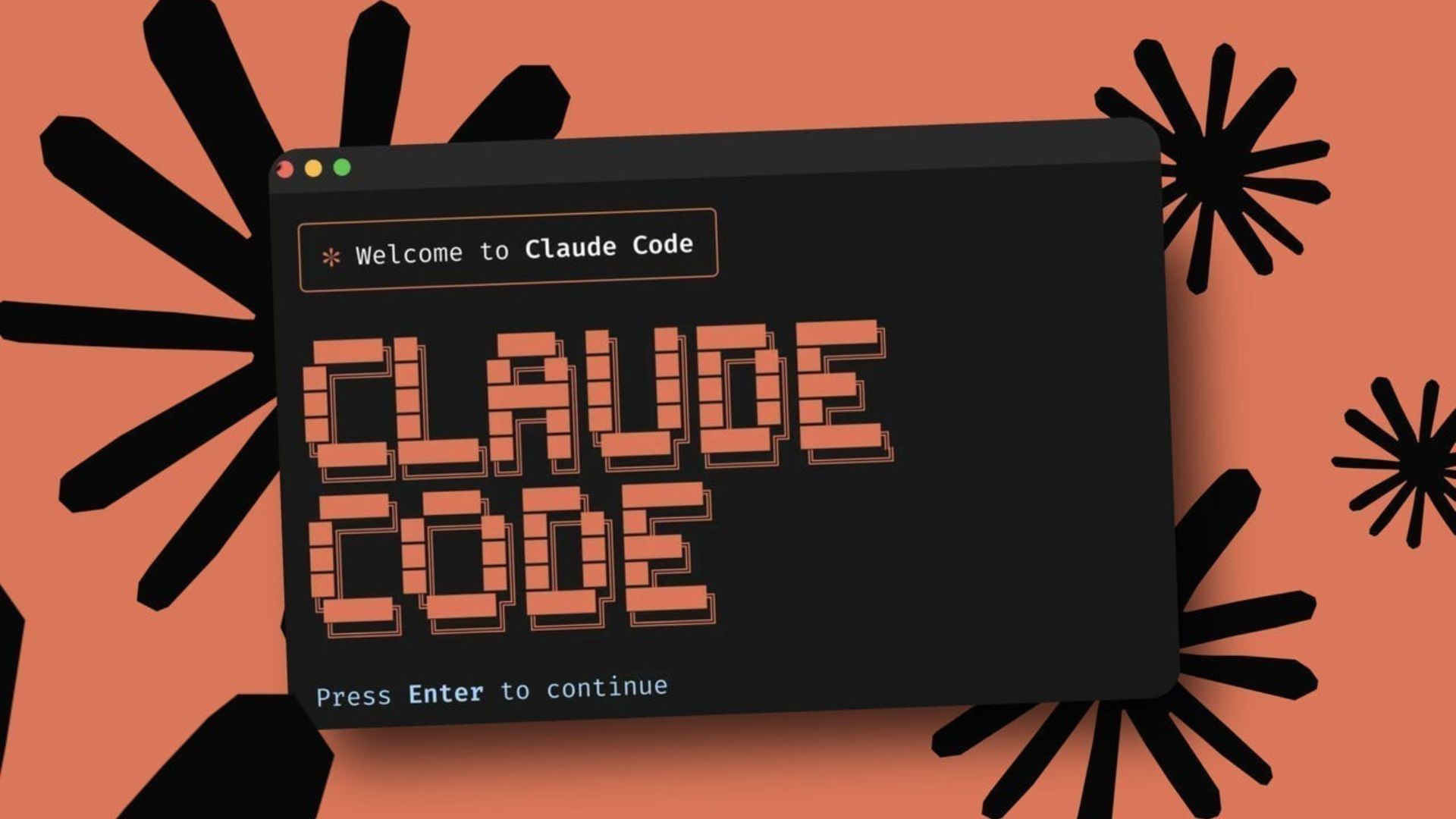 Terminal stylisé représentant une session Claude Code avec un échange entre un chef de projet et l'agent IA