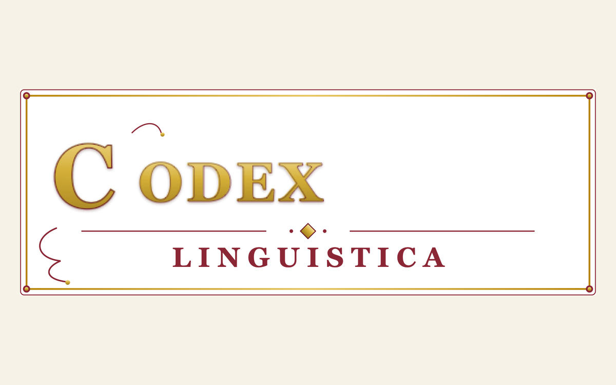 Codex Linguistica illuminated manuscript logo