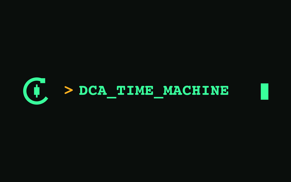 DCA Time Machine simulator interface