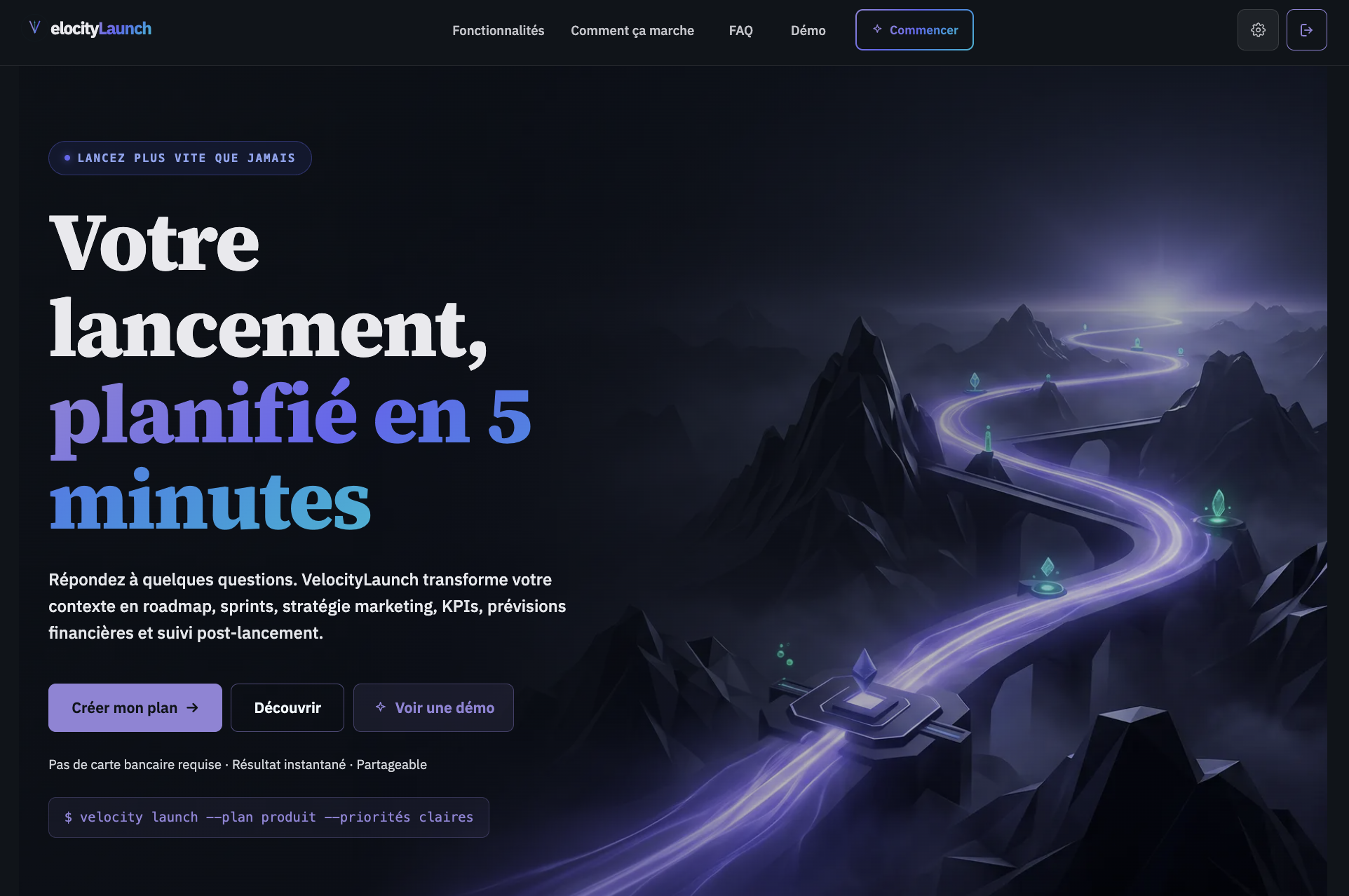 VelocityLaunch AI product launch plan generator